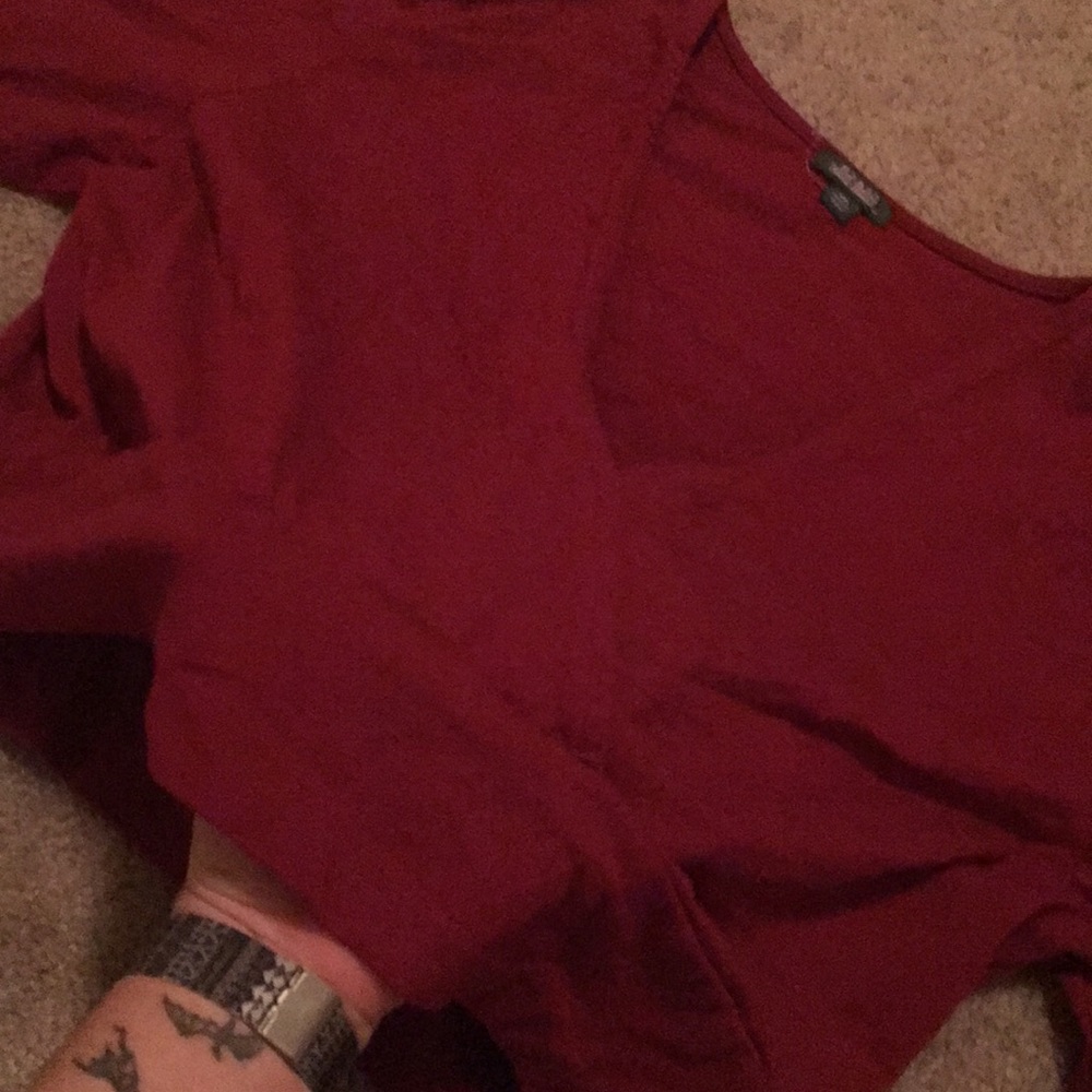 Red Crop Top - Picture 2 of 2